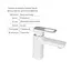 Душевая система с изливом Lidz Wawel 1030 + смеситель для умывальника Lidz Wawel 001 White, Белый - миниатюра 5