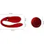 Смарт-вибратор для пар Zalo Fanfan set Bright Red пульт ДУ - миниатюра 3