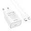 МЗП Hoco C143A Benefit PD20W (1USB-C) + кабель Type-C to Lightning White - мініатюра 3