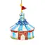 Елочное украшение "Цирковая арена" 9*11,7 см, YQ1420480 - миниатюра 1