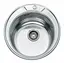 Мийка кухонна врізна Kraft 490 D Decor кругла 490х490х180 мм 0,8 мм 30412 - мініатюра 1