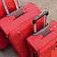 Набір тканинних валіз 3в1 з кодовим замком та телескопічною ручкою червоний (24-292) - мініатюра 4