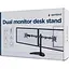 Настільне кріплення для монітора Gembird MS-D2ST-02 13"-32" Black [144478] - мініатюра 5