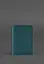 Шкіряна обкладинка для паспорта та військового квитка 1.2 зелена - мініатюра 2