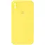 Чехол Epik Silicone Case Square Full Camera Protective AA для Apple iPhone X/XS 5.8 Желтый/Yellow - миниатюра 1
