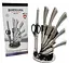 Набір ножів для кухні Bohmann BH-5273 з нержавіючої сталі з підставкою 8 предметів - мініатюра 3