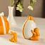 Статуэтка декоративная MBM HOME Апельсиновый кролик цветная (DH-ST-40-3 COLOR) - миниатюра 8