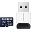 Карта пам'яті Samsung microSDXC PRO Ultimate 256GB Class 10 UHS-I U3 V30 A2 + USB Reader MB-MY256SB/WW [145488] - мініатюра 1