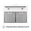 Вытяжка купольная Perfelli K 6432 WH 850 LED RETRO - миниатюра 5