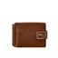 Кожаный портмоне 13.1 зажим с хлястиком светло-коричневый Crazy Horse - миниатюра 11