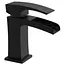 Змішувач для умивальника Koer "Водоспад" KB-14007-05 KR3447 Чорний матовий - мініатюра 1