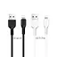 Кабель HOCO X13 USB to iP 2.4A, 1m, PVC, PVC connectors, Black - мініатюра 3