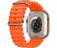 Смарт-годинник Smart Watch HK10 Ultra 3 49 мм з AMOLED Full HD екраном і з 2 додатковими ремінцями в комплекті Помаранчевий - мініатюра 3