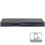 16-портовый управляемый PoE коммутатор DH-CS4218-16ET-190 с 16 портами POE 100Мбит + 2/UP-Link 1000Мбит + 2/SFP 1000Мбит, 190Вт, 440x220x44 мм - миниатюра 1