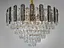 Вишукана підвісна кришталева люстра на 11 ламп, золото - мініатюра 1