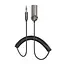 Bluetooth-ресивер BOROFONE BC56 Peaceful car AUX BT receiver with cable Metal Gray - миниатюра 1