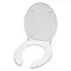Сидение для унитаза Cersanit Etiuda K98-0002 из дюропласта антибактериальное - миниатюра 1