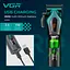 Машинка для стриження акумуляторна VGR V-271 8000-11000 RPM LED дисплей (6 насадок) - мініатюра 5