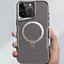 Чохол Epik TPU+PC Metal Buttons with MagSafe Carbon Ring для Apple iPhone 15 Pro 6.1 Сірий - мініатюра 2