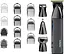 Набір для стрижки Super-X Metal Black Edition для голови вусів бороди носа і тіла акум. BaByliss teh0017738 - мініатюра 1