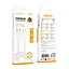 Дата кабель Borofone BX117 Source USB to Type-C 3A (1m) White - мініатюра 3