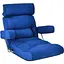 Кресло-диван Costway Mary напольное с подлокотниками синий - миниатюра 1