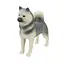 Детская игрушечная фигурка животного Bambi Siberian Husky TBS086-8 - миниатюра 1