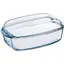 Кастрюля прямоугольная для запекания Pyrex Essentials 3 л + 1.5 л (465A000/7644) - миниатюра 1