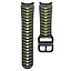 Ремінець для Samsung Galaxy Watch 4 44mm - чорно-зелений ширина кріплення 20мм силікон Watchbands Scales (W19-8WB10281110) - мініатюра 2