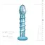 Скляний дилдо Gildo - Ocean Wave Glass Dildo - мініатюра 6
