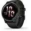 Garmin Venu 2 Slate Stainless Steel Bezel with Black Case and Silicone Band (010-02430-11/01) - мініатюра 1