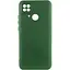 Чохол TPU Getman Liquid Silk Full Camera для Xiaomi Redmi 10C Зелений / Dark green - мініатюра 1