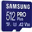 Карта памяти Samsung microSDXC 512GB Class 10 UHS-I U3 V30 A2 PRO Plus + W/Reader (MB-MD512SB/WW) (134223) - миниатюра 5