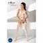 Бодистокинг Passion BS049 White, комбинезон, имитация топа, чулок и пояса - миниатюра 2