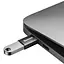 Перехідник Baseus Ingenuity Series Mini Type-C to USB 3.1 (ZJJQ000001) Black - мініатюра 4