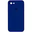 Чохол Epik Silicone Case Square Full Camera Protective AA для Apple iPhone 7/8/SE 2020 4.7 Синій/Deep navy - мініатюра 1