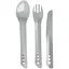 Набір столових приборів Lifeventure Ellipse Cutlery Light Grey (1012-75018) - мініатюра 1