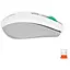 Комп'ютерна миша Mееtion BTM002 RGB 1000-1200-1600 dpi 6 кнопок USB 2.4G бездротова ігрова біла - мініатюра 5