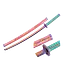 Катана Клинок рассекающий демонов Кокушибо Demon Slayer Katana Kokushibo 104 см K DS K - миниатюра 1