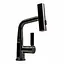 Смеситель для кухни Platinum с выдвижным изливом и индикатором A239 черный - миниатюра 2