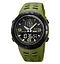 Чоловічий спортивний годинник Skmei 1655 (Зелений з чорним табло) - мініатюра 1