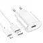 МЗП Hoco C109A Fighter 10.5W (1USB-A) + кабель USB to Lightning White - мініатюра 4