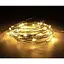 Світлодіодна гірлянда нитка LED Star дріт крапля роси 2 м 20 led батарейки Warm White - мініатюра 1