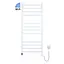 Электрический полотенцесушитель Navin Авангард 480x1200 Sensor с Wi-Fi, правосторонняя с таймером, белая 12-112033-4880, Белый, Правое, Электронный - миниатюра 1