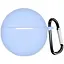 Чохол-накладка DK для Oppo Enco Buds 2 W14 Silicone Candy Friendly з карабіном (016044) (lilac) - мініатюра 1