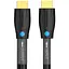Кабель Vention HDMI M - M 8.0 м V2.0 Engineering 4K 60Гц 18Gbps HD 7.1 PVC Black - мініатюра 4