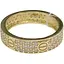 Золоте кільце KievGold з фіанітами. 1/8888 18,5 - мініатюра 1