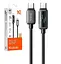 Кабель Mcdodo LED Display USB-C to USB-C 100W Data Cable 1,2 м Черный - миниатюра 3