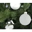 Комплект елочных шаров Mica Decorations стеклянные 7/6/5 см белые 26 шт. (1181258) - миниатюра 2