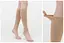 Панчохи-шкарпетки-гетри компресійні від втоми еластичні, універсальний розмір, тілесні, 1 пара - мініатюра 4